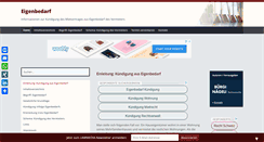 Desktop Screenshot of eigenbedarf.ch